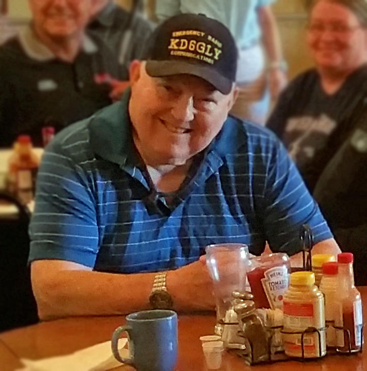 Drew Hanson, KD6GLY at the July 23rd, 2016 Contra Costa Repeater Association breakfast in Concord, California